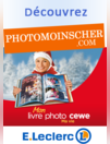 Catalogue E.Leclerc Photomoinscher.com : Mon livre photo CEWE