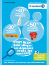 Promo E.Leclerc : C'est bien pour alléger nos dépenses avant les vacances