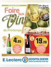 Foire aux vins de printemps