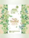 Tarifs institut (sur rendez-vous)