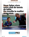 Vous faites vivre votre club de tennis de table