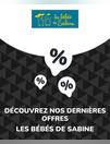 Offres Les bébés de Sabine