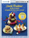 CARTE TRAITEUR FESTIVE