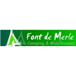 logo camping Font de Merle