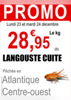 Promo sur la langouste cuite - Intermarché