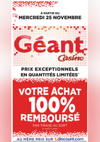 Prix exceptionnels en quantités limitées - Géant Casino