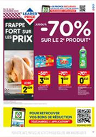 Jusqu'à -70% sur le 2e produit - Leader Price