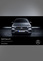 Tarifs et brochures Classe B - Mercedes Benz