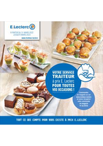 Tarifs  : Carte traiteur