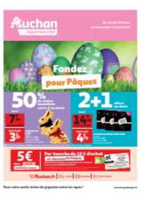 Prospectus Auchan Supermarché Paris 12 Reuilly : Fondez pour Pâques dans votre super !