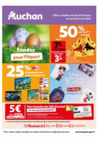 Prospectus Auchan Val d'Europe Marne-la-Vallée : Fondez pour Pâques