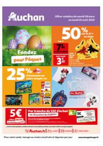 Prospectus Auchan : Fondez pour Pâques