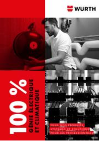 Prospectus Wurth VILLENEUVE-LA-GARENNE : Catalogue 100 PC Genie Electrique