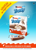 Promos et remises  : Kinder Tronky, le nouveau biscuit Kinder pour les plus grands