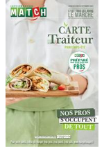 Prospectus Match : CARTE Traiteur PRINTEMPS-&Eacute;T&Eacute;