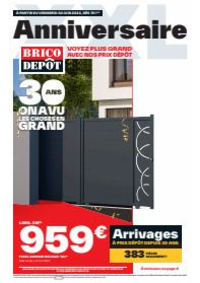 Prospectus Brico Dépôt AVIGNON : Anniversaire