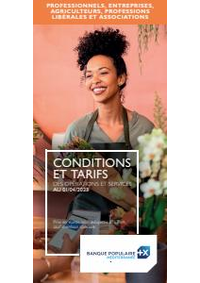 Prospectus Banque Populaire NOGARO : Brochure-tarifaire-pro-2023