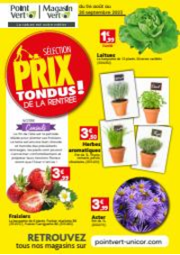 Prospectus Point Vert GRENADE : Selection prix Tondus de la rentree!