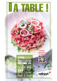 Prospectus Colruyt SAINT-SATUR : Offres du moment: A TABLE ! Le mag