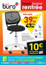 Promos et remises  : Tract Rentr&eacute;e Hyperburo Ao&ucirc;t 2023