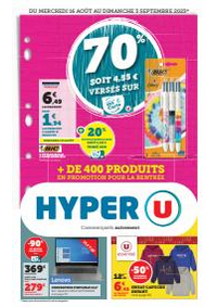 Prospectus Hyper U SIERENTZ : Rentr&eacute;e des classes