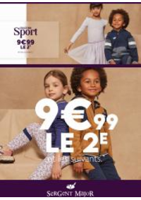 Prospectus Sergent Major CLAYE SOUILLY : Collection Sport 9&euro;99 le 2e et les suivants*