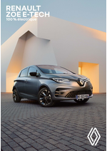Prospectus Renault : Renault Zoe E-Tech 100% Électrique
