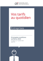 Prospectus Crédit Agricole : Enterprises / Vos Tarifs au Quotidien
