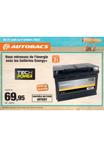 Prospectus Autobacs : Vous retrouvez de l'énergie avec les batteries Energy+