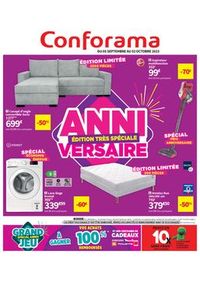 Prospectus Conforama : Anniversaire, édition très spéciale
