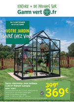 Prospectus Gamm vert : Votre jardin livré chez vous