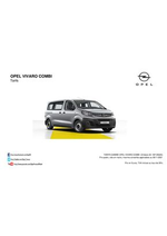 Promos et remises  : Opel Vivaro Combi