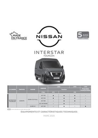Prospectus Nissan CHAMBOURCY : Nissan Interstar