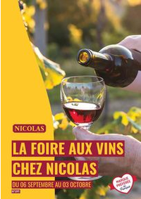 Prospectus NICOLAS ASNIERES : LA FOIRE AUX VINS CHEZ NICOLAS