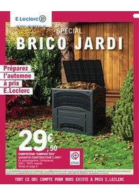 Prospectus E.Leclerc OSNY : Jardin Dautomne Brico Chauffage