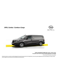Prospectus Distributeur OPEL PGM NANTERRE SAS NANTERRE : Opel Combo-e Cargo