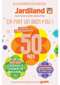 Prospectus Jardiland BONNEUIL SUR MARNE : Spécial anniversaire 50 ans