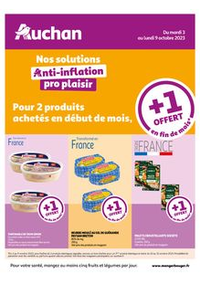 Prospectus Auchan Villeneuve-d'Ascq V2 : Découvrez les produits offerts en fin de mois !