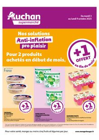 Prospectus Auchan Supermarché Paris 12 Reuilly : Un produit offert en fin de mois !