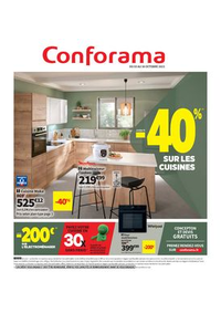 Prospectus Conforama AVIGNON - SORGUES : Jusqu'à -40% sur le cuisines