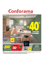 Prospectus Conforama : Jusqu'à -40% sur le cuisines