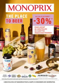 Prospectus Monop' Paris Bastille : The place to beer