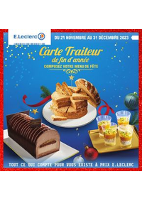 Prospectus E.Leclerc : CARTE TRAITEUR FESTIVE