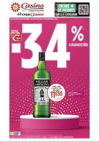 Promos et remises Supermarchés Casino EVIAN LES BAINS : -34% CAGNOTTÉS
