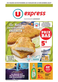 Prospectus U Express Paris 14 - Rue de la tombe Issoire : Un Noël inoubliable à prix bas