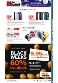 Prospectus Inter Discount Allschwil : BLACK WEEKS 60% de rabais