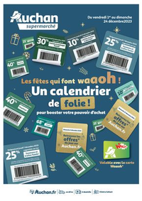 Prospectus Auchan Supermarché Paris 12 Reuilly : Calendrier de folie