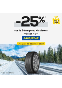 Prospectus Midas Paris 1 Boulevard de La Chapelle : Et ça tombe bien, chez Midas, le 2e pneu GOODYEAR Vector 4STM est à -25% en exclusivité web jusqu’au