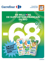 Promos et remises  : 68 MILLIONS DE SUPPORTERS FRANÇAIS DU BIO