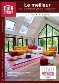 Prospectus Cuir Center Villepinte - Gonesse : Le meilleur du confort et du design